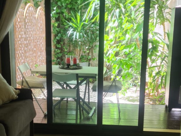 Charming furnished studio in quiet location with garden